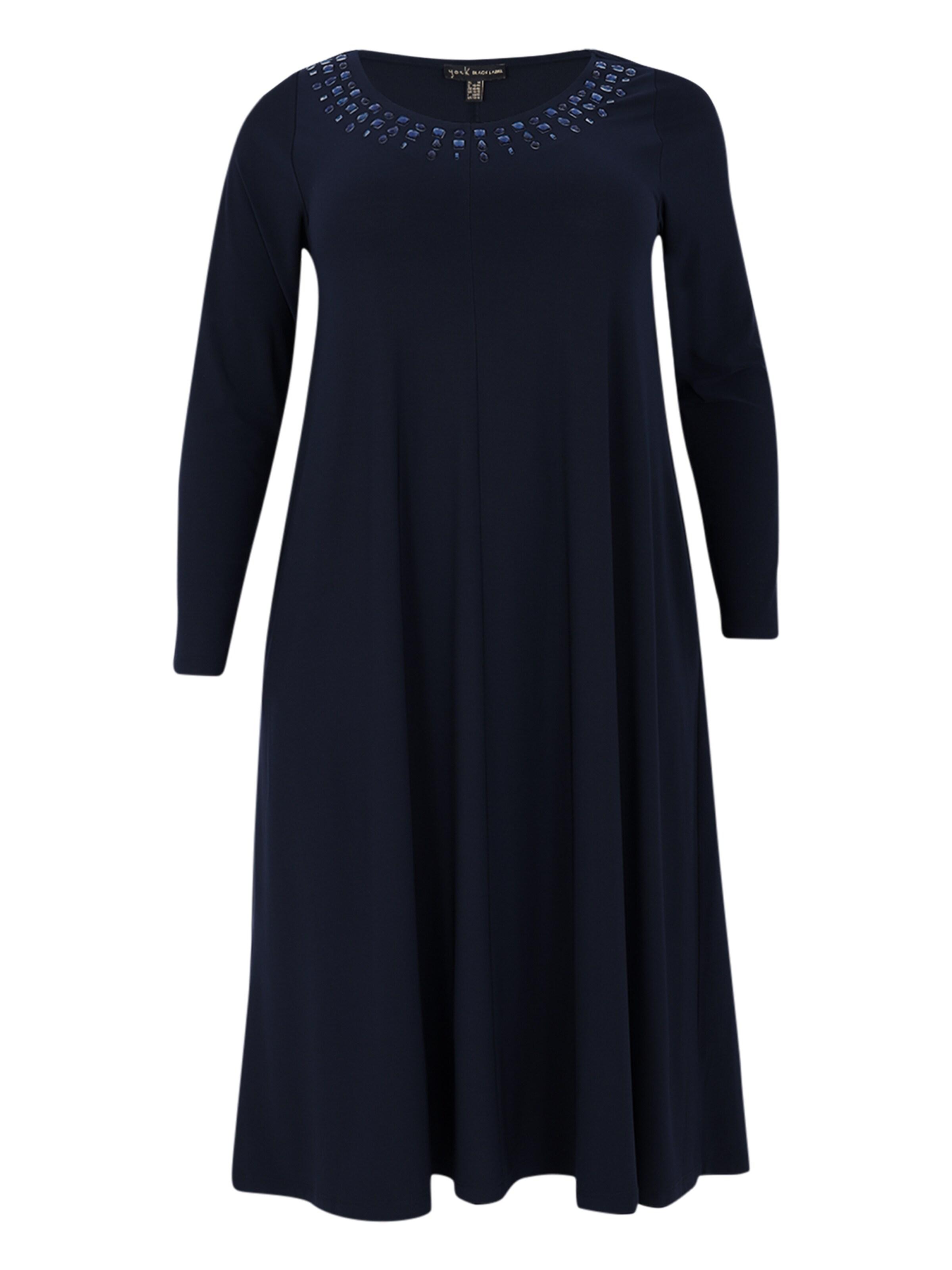 YOEK Dress in Blue: front