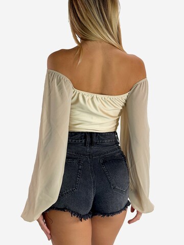 Chemisier Elara en beige
