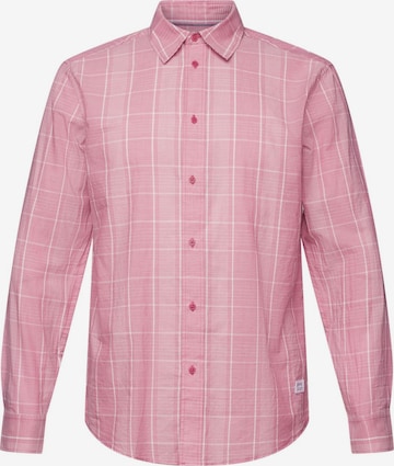 ESPRIT Regular fit Button Up Shirt in Pink: front