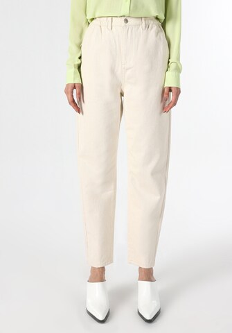 Colin's Tapered Hose in Beige: Vorderseite