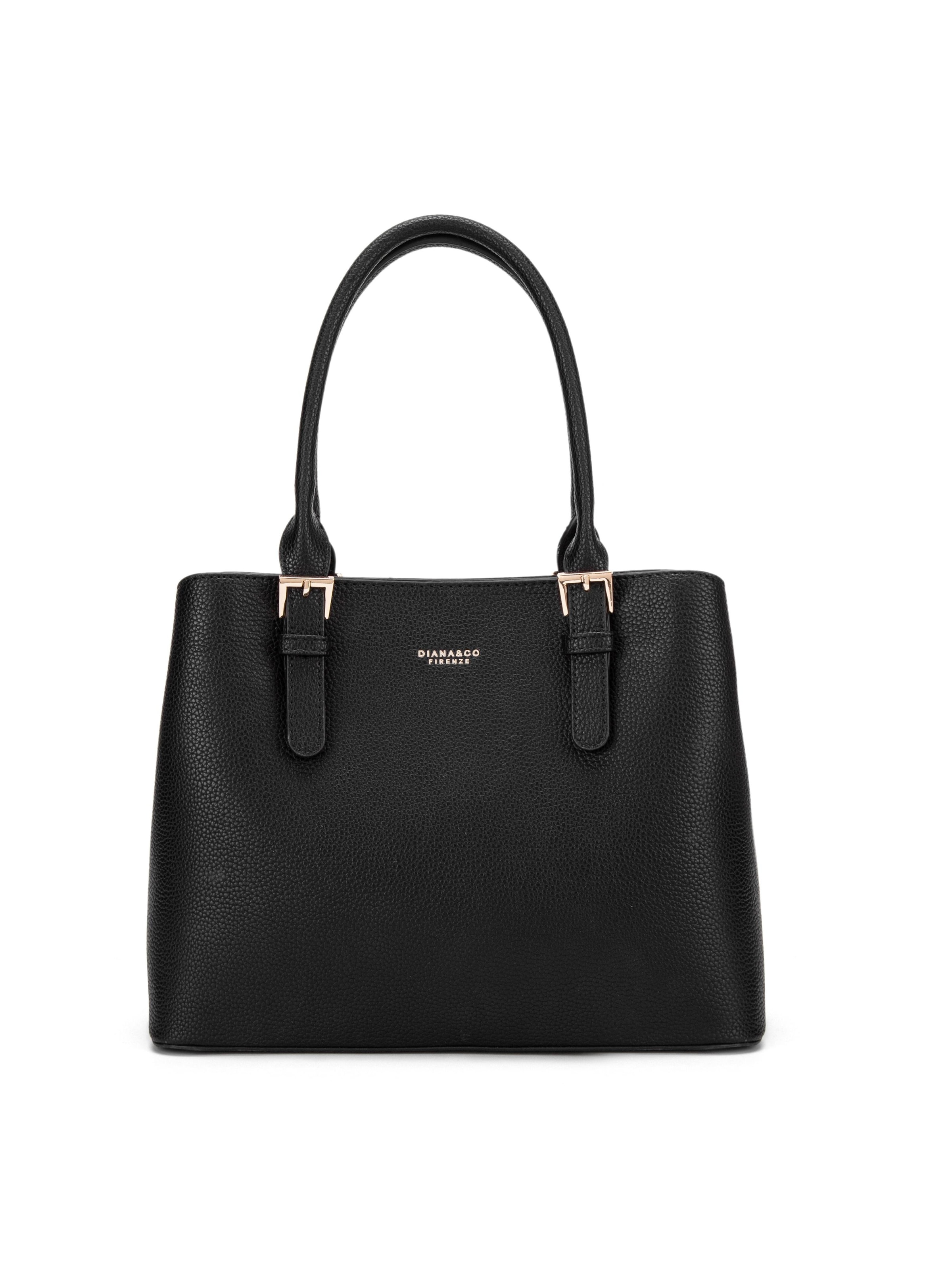 Borsa a mano di Diana&Co. in nero: frontale
