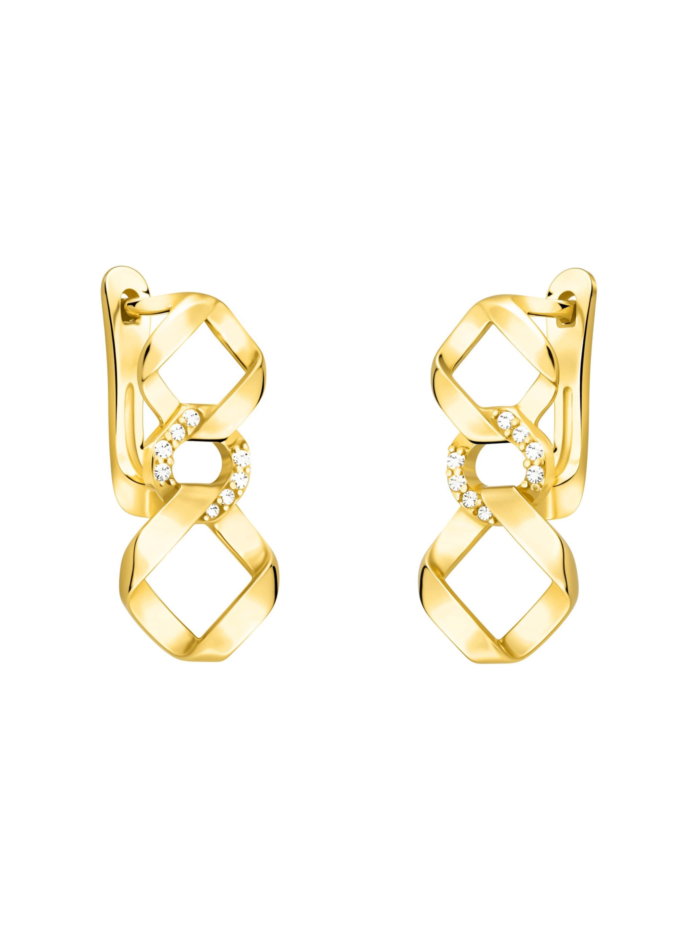 Sofia Milani Earrings 'Geometry' in Gold: front