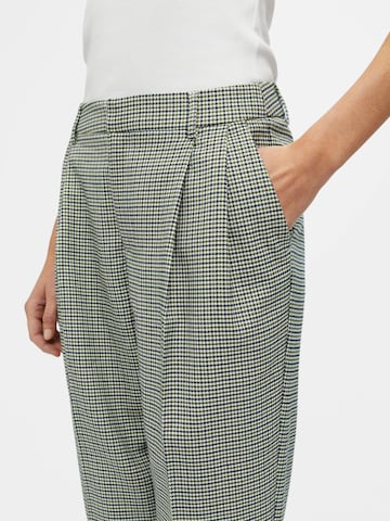 regular Pantaloni con pieghe 'KELLY' di OBJECT in verde