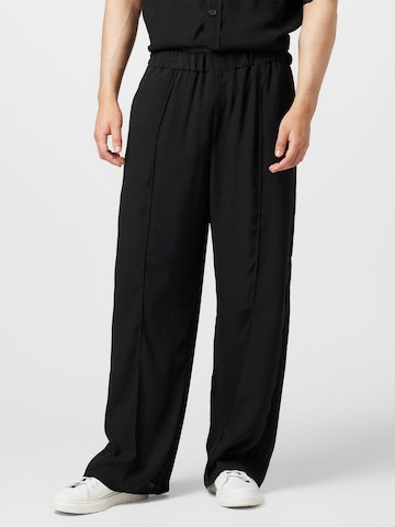 Han Kjøbenhavn Wide leg Pantalon in Zwart: voorkant