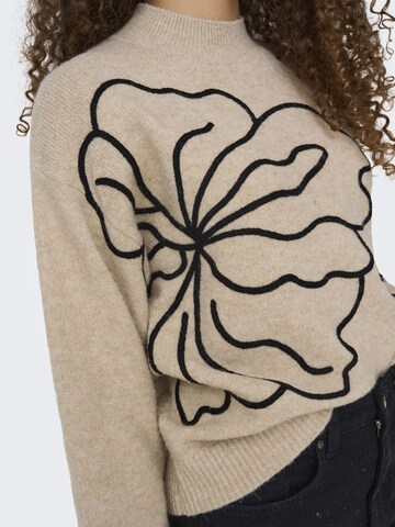 JDY Pullover 'JDYJELLA' in Grau