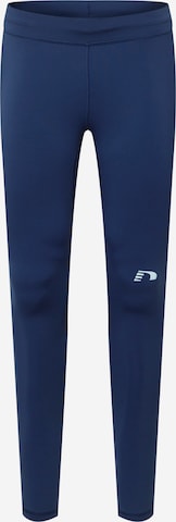 Newline - Skinny Calças de desporto em azul: frente