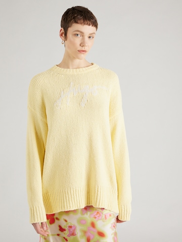 Pull-over 'Sareed' HUGO Red en jaune : devant