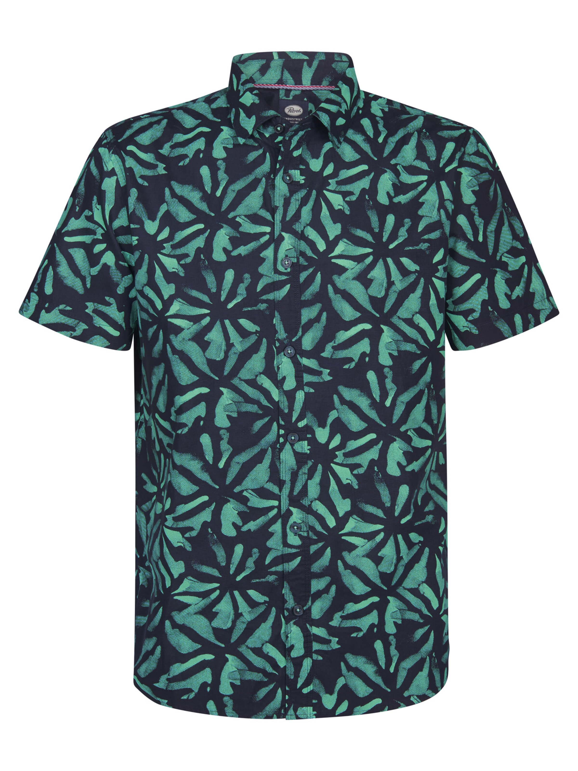 Petrol Industries Overhemd 'Noche' in Blauw: voorkant