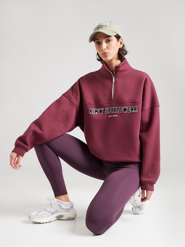 Aim'n Sports sweatshirt 'Varsity' in Red: front