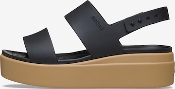 CrocsSandale - crna boja: prednji dio