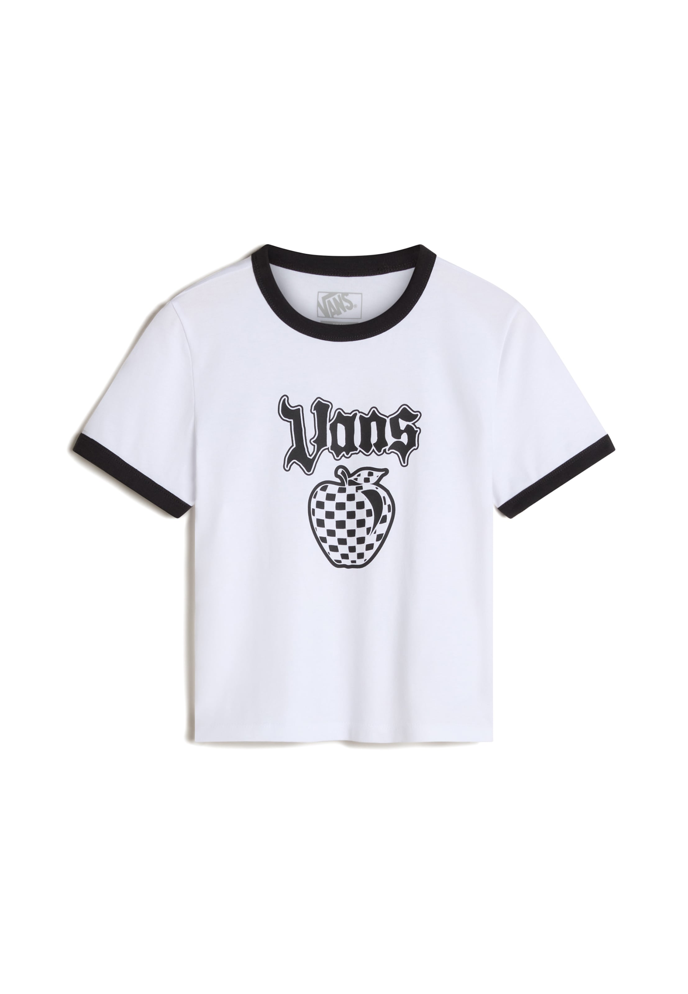 VANS Μπλουζάκι 'Apple Boom Ringer' σε λευκό: μπροστά