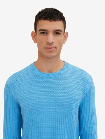 TOM TAILOR Пуловер в синьо