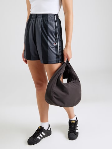 melns Champion Authentic Athletic Apparel Standarta Bikses: no priekšpuses