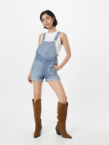 HOLLISTER Dungaree jeans in Blue: front