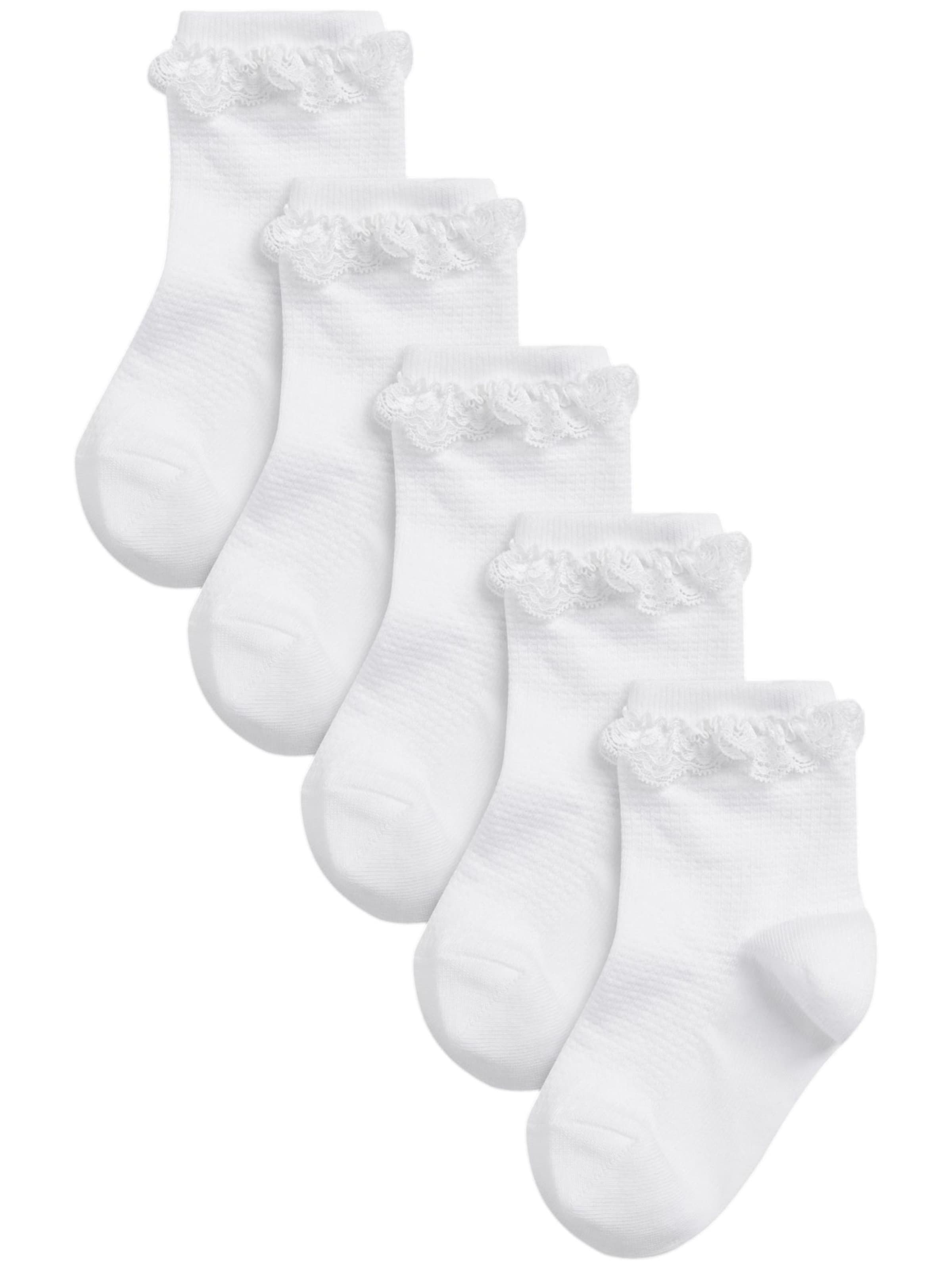 Chaussettes Next en blanc : devant