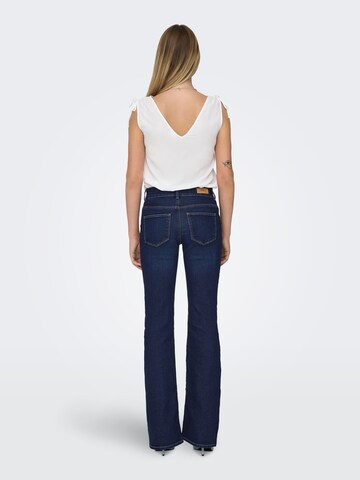 ONLY Bootcut Jeans in Blau