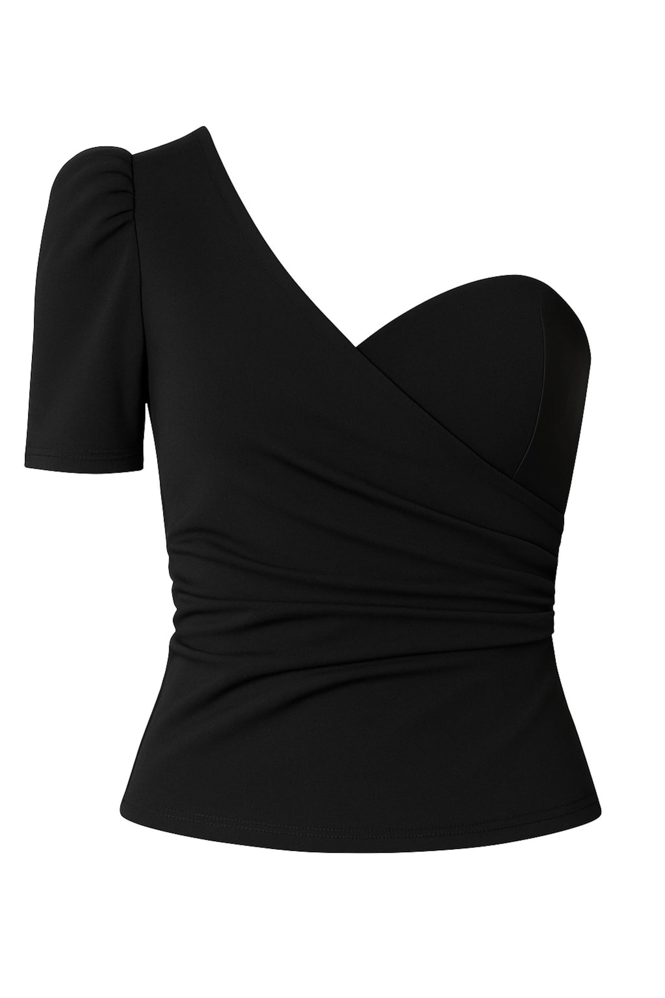 WOMAN VISION Chemisier en noir, Vue avec produit