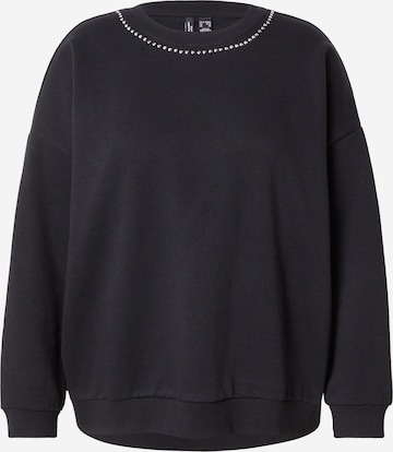 Vero Moda Curve Collegepaita 'VMCLOTTE TRINA' värissä musta: etupuoli