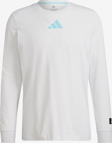 Maglia funzionale di ADIDAS PERFORMANCE in bianco: frontale