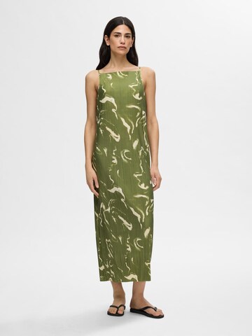 SELECTED FEMME Kleid 'RYA ELLIE' in Grün: Vorderseite