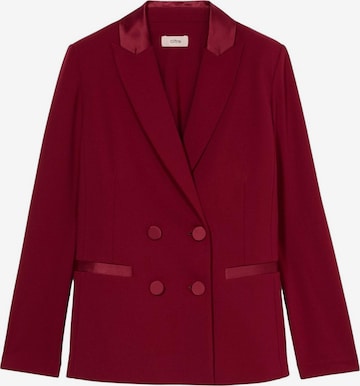 Blazer di oltre in rosso: frontale