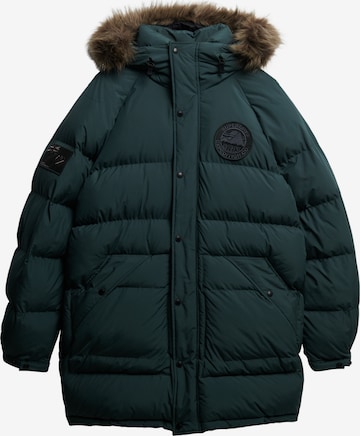 Superdry & Co Winter Coat 'Everest' in Green: front