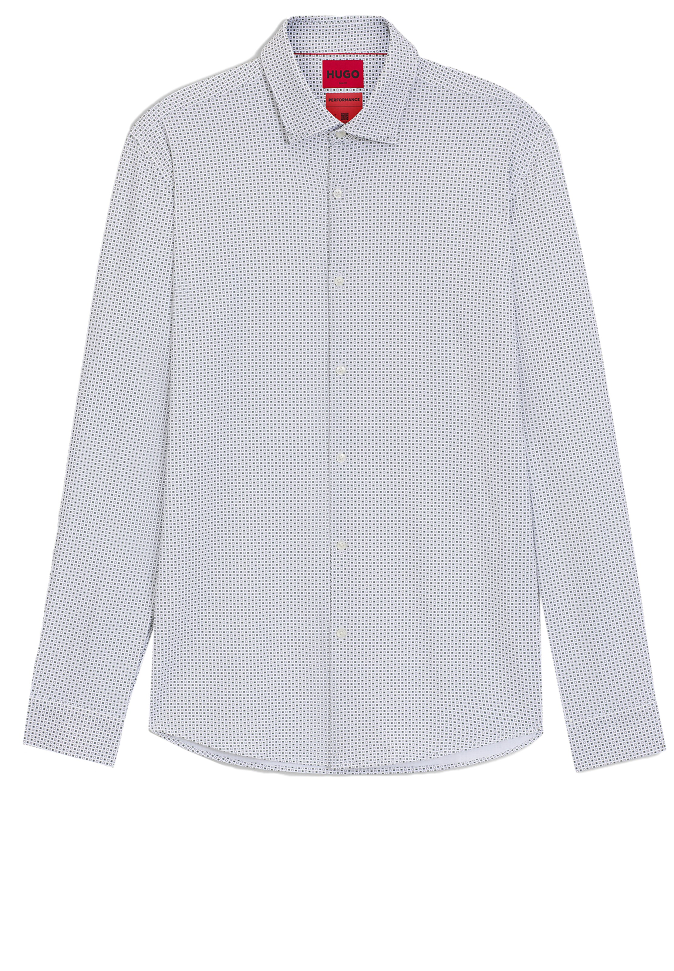 HUGO Slim Fit Hemd 'Kenno' in Weiß: Vorderseite