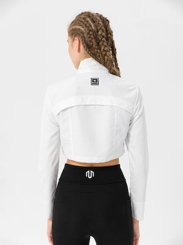 MOROTAI Sportsjakke 'CHROME TACTICAL BOMBER' i hvid