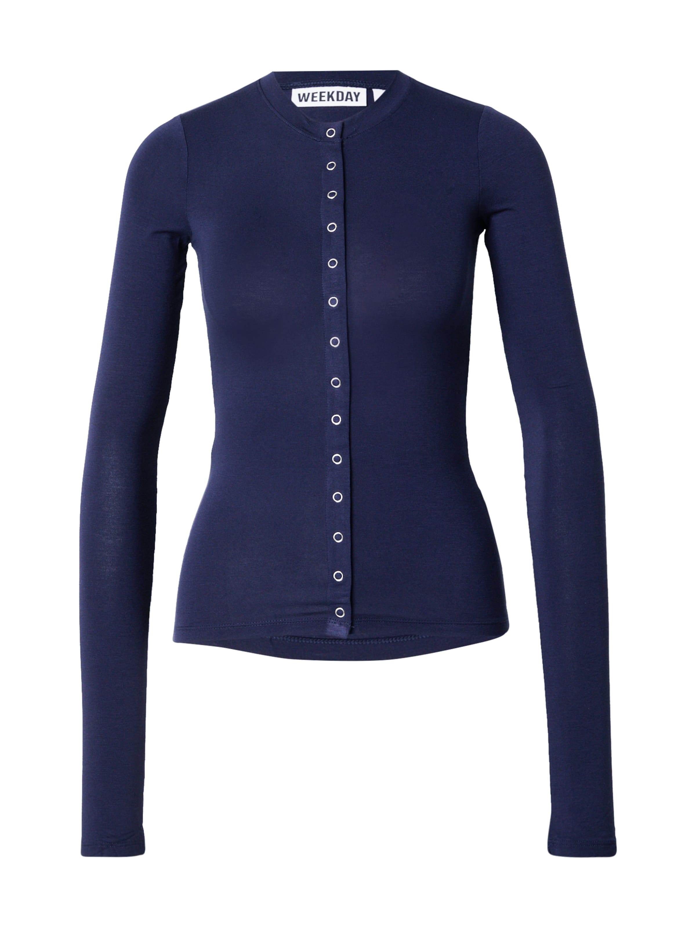 WEEKDAY Kardigán 'Mia' - Modrá: predná strana