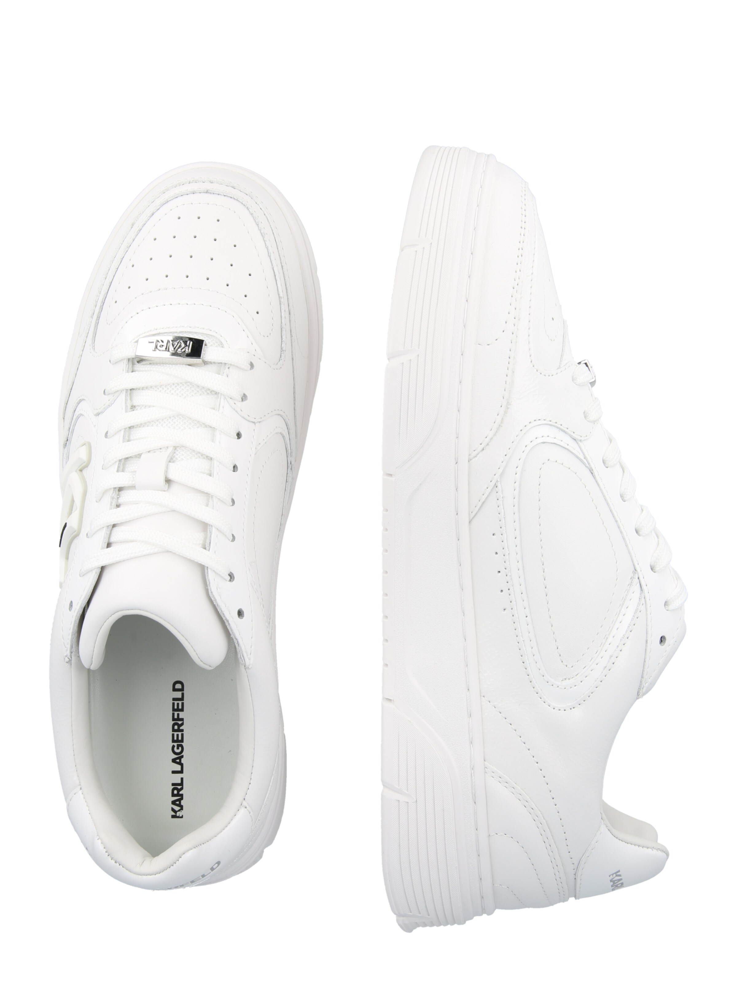 Karl Lagerfeld Låg sneaker i vit