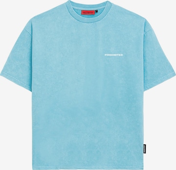 Prohibited T-Shirt in Blau: predná strana