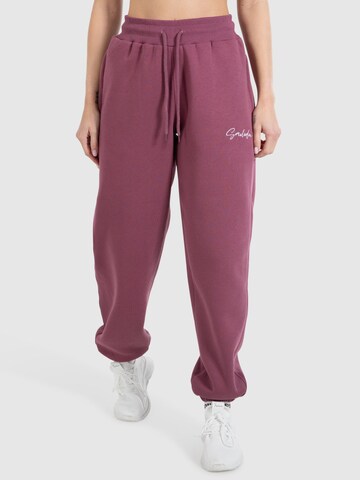 Smilodox Tapered Broek 'Calma' in Roze