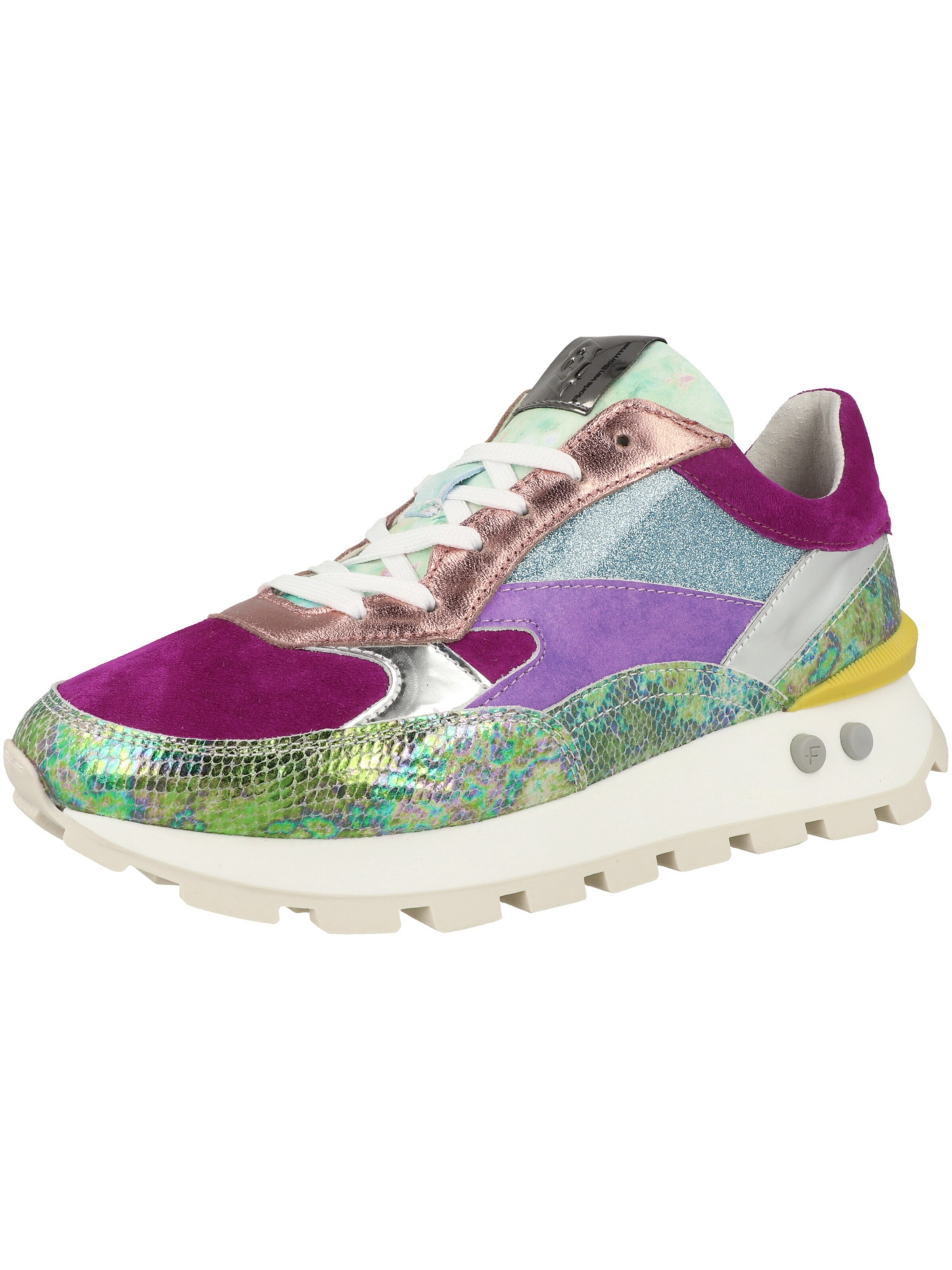 Floris van Bommel Platform trainers 'Blokki 04.13' in Mixed colours: front