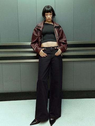 Baggy Jean Bershka en noir