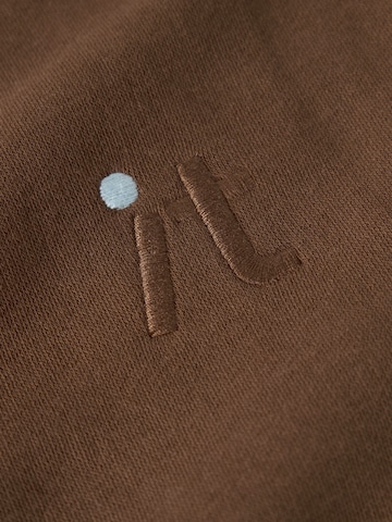 NAME ITSweater majica 'NKFOLUNNA' - smeđa boja