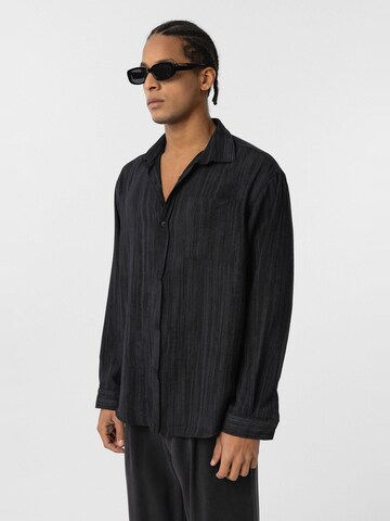 Dandalo Comfort fit Button Up Shirt in Black