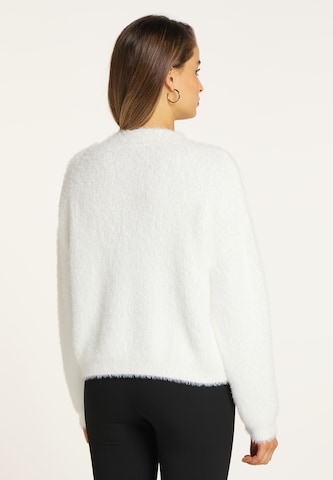 Pull-over faina en blanc