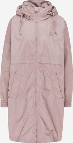 Manteau mi-saison DreiMaster Maritim en rose : devant