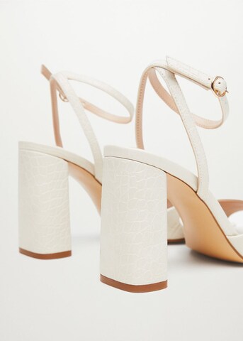 MANGO Remsandal 'Summer' i beige