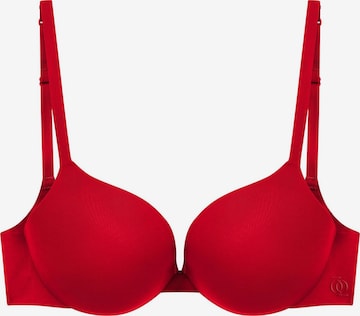 GOD SAVE QUEENS Push-up Biustonosz 'Second Skin Ultimate Push-Up Bra' w kolorze czerwony: przód