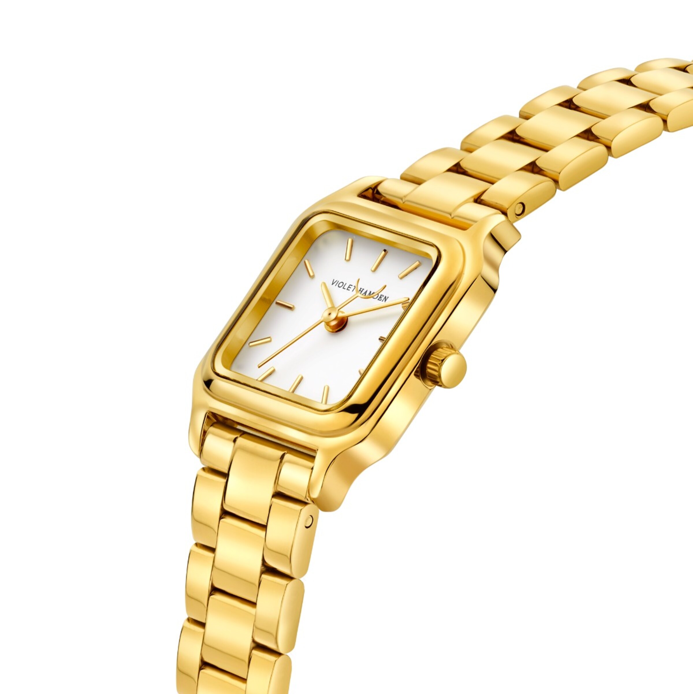 Violet Hamden Analog Watch in Gold