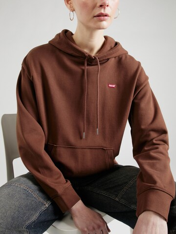 LEVI'S ® Sweatshirt 'Standard Hoodie' in Bruin
