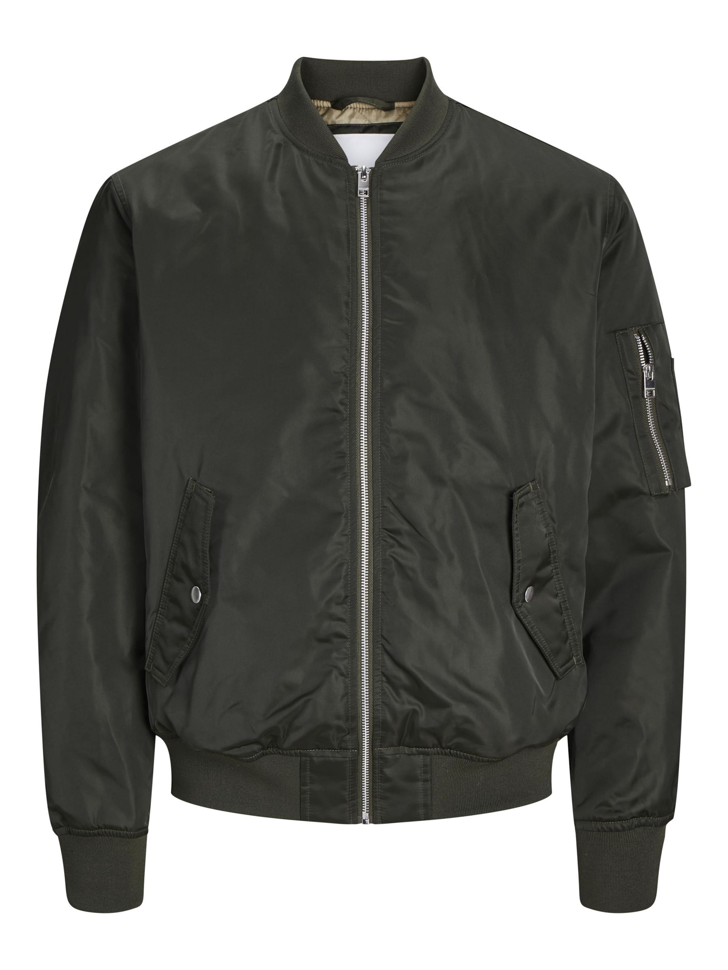 JACK & JONES - Chaqueta de entretiempo en verde: frente