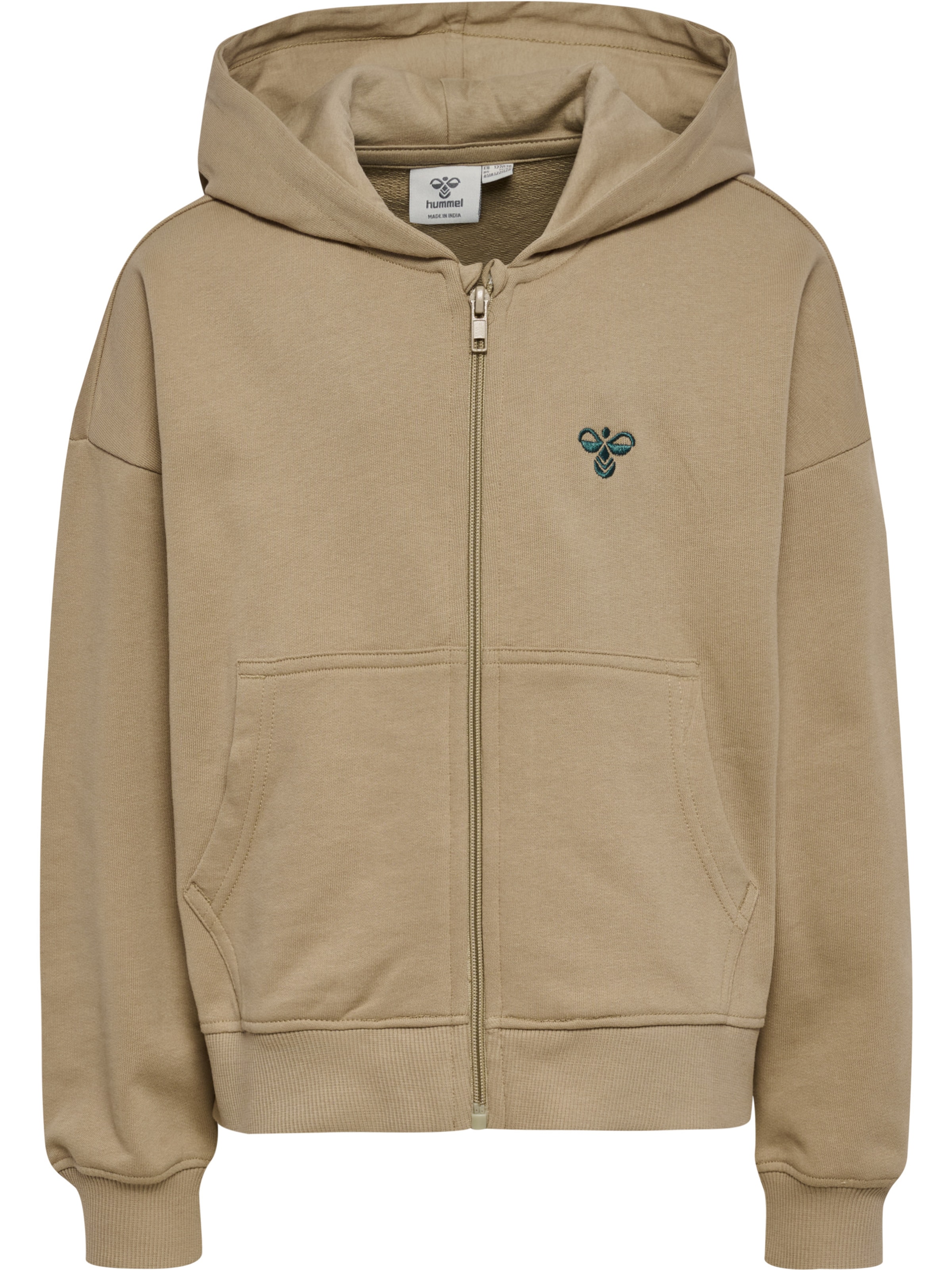 Veste de survêtement Hummel en marron : devant