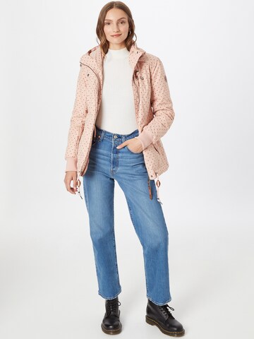 Ragwear Between-Season Jacket 'DANKA' in Pink