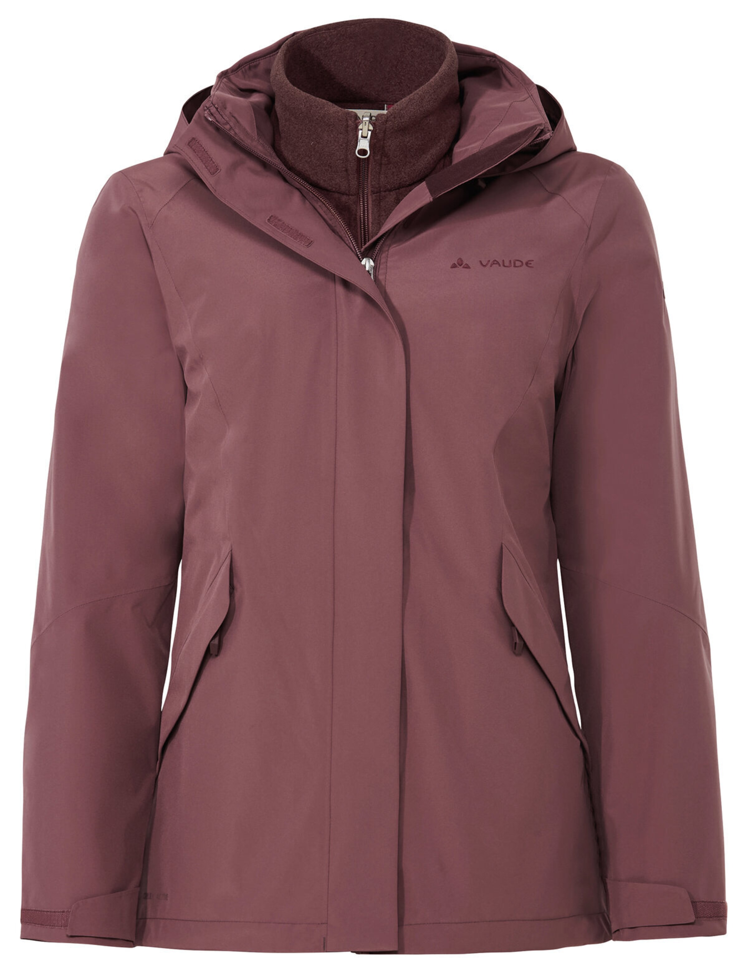 VAUDE Outdoorjacke 'Rosemoor II' in Rot: Vorderseite