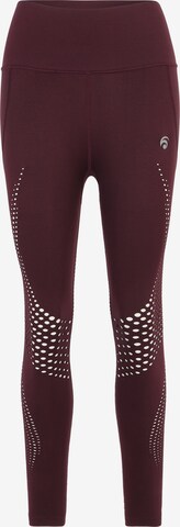 Skinny Leggings 'Tiffany' de la OCEANSAPART pe roșu: față