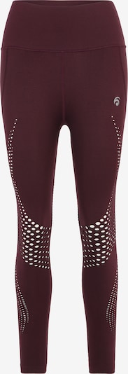 OCEANSAPART Leggings 'Tiffany' in weinrot / weiß, Produktansicht