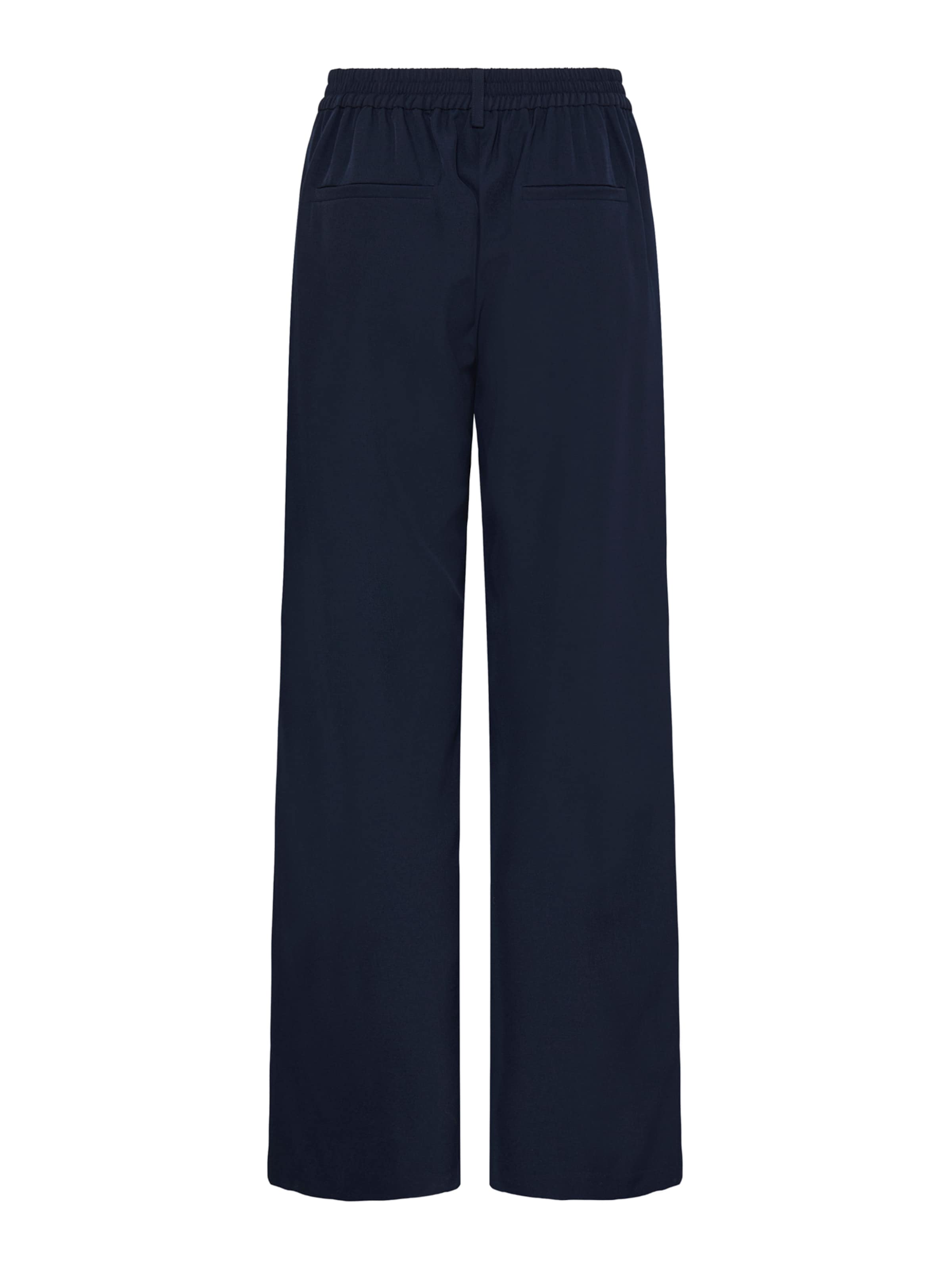 ICHI Широкий Плиссированные брюки 'IHFAVA' в Синий