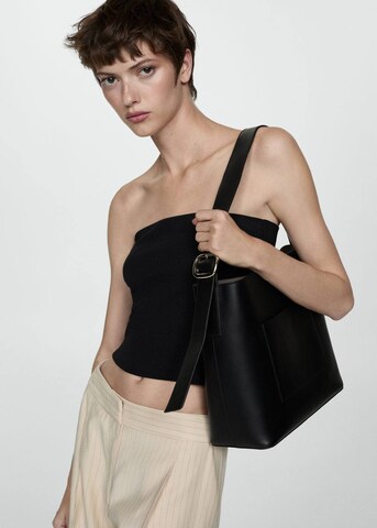 MANGO Shopper 'Nina' in Black: front